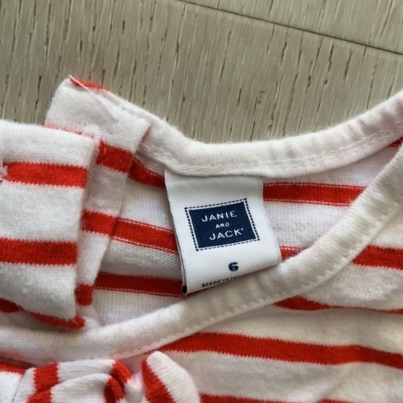 Janie and Jack bundle girls dresses & top size 6 striped floral dogs print‎ - Picture 9 of 11